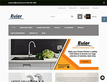 Tablet Screenshot of eviersinks.com